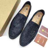 Замшевые лоферы Loro Piana Summer Walk