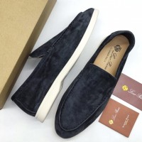Замшевые лоферы Loro Piana Summer Walk