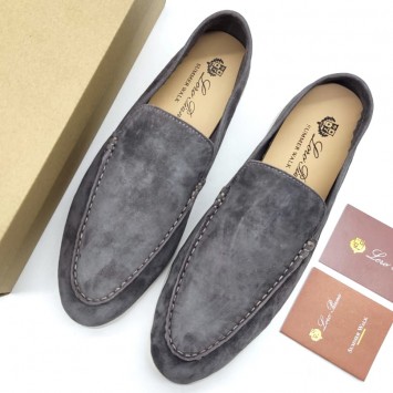 Замшевые лоферы Loro Piana Summer Walk
