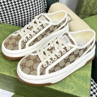 Кроссовки Gucci Canvas Platform PREMIUM качества