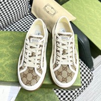 Кроссовки Gucci Canvas Platform PREMIUM качества