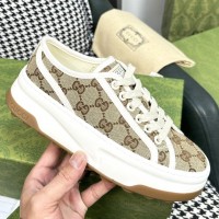 Кроссовки Gucci Canvas Platform PREMIUM качества