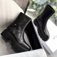 Кожаные ботинки Celine PREMIUM качества