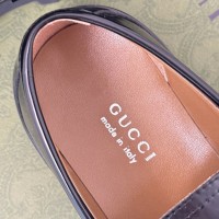 Кожаные лоферы Gucci с цепочкой G PREMIUM качества