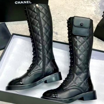 Сапоги Chanel со съемным футляром