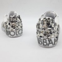 Кеды Dolce & Gabbana Portofino с вышивкой камнями
