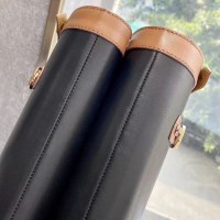 Кожаные сапоги Celine с ремешком PREMIUM качества
