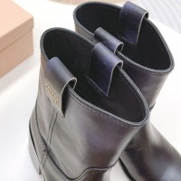Кожаные ботинки Miu Miu PREMIUM качества