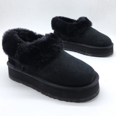 Зимние угги UGG Tazzette с пушистым воротником
