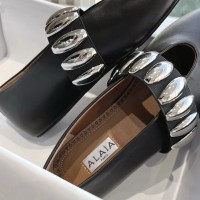 Кожаные балетки Alaïa Tribale PREMIUM качества