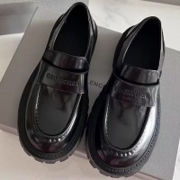 Кожаные лоферы Balenciaga Tractor PREMIUM качества