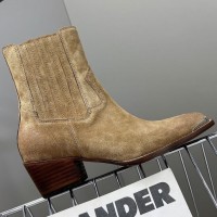 Замшевые казаки Celine с эластичными вставками PREMIUM качества