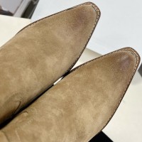 Замшевые казаки Celine с эластичными вставками PREMIUM качества