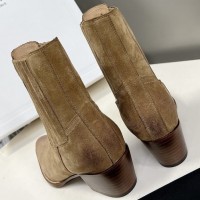 Замшевые казаки Celine с эластичными вставками PREMIUM качества