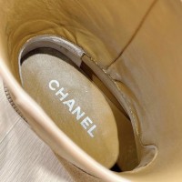 Замшевые ботинки Chanel с логотипом PREMIUM качества