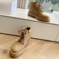 Замшевые ботинки Celine со шнуровкой PREMIUM качества
