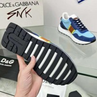 Комбинированные кроссовки Dolce&Gabbana New Roma