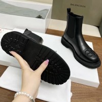 Кожаные челси Balenciaga логотипом BB