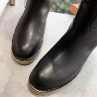 Кожаные сапоги Hermes Jumping с культовой пряжкой PREMIUM качества