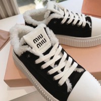 Зимние кроссовки Miu Miu из замши PREMIUM качества