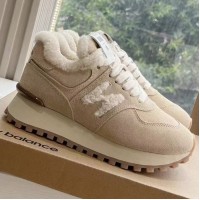 Зимние кроссовки New Balance 574 x Miu Miu PREMIUM качества