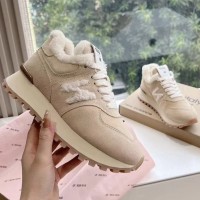 Зимние кроссовки New Balance 574 x Miu Miu PREMIUM качества