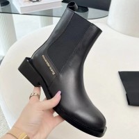 Кожаные челси Alexander Wang с логотипом