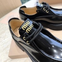 Кожаные ботинки Miu Miu PREMIUM качества