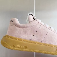 Кроссовки Miu Miu из выбеленной замши PREMIUM качества