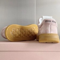 Кроссовки Miu Miu из выбеленной замши PREMIUM качества