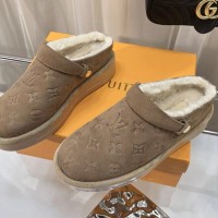 Клоги Louis Vuitton Aspen с мехом