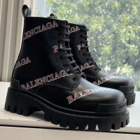 Ботинки Balenciaga Strike с брендированным принтом PREMIUM качества