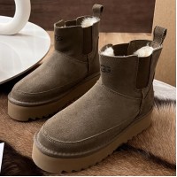 Зимние челси UGG с эластичными вставками