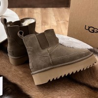 Зимние челси UGG с эластичными вставками