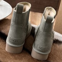 Зимние челси UGG с эластичными вставками