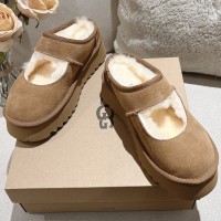 Зимние угги-тапочки UGG с перемычкой