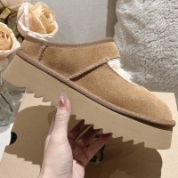 Зимние угги-тапочки UGG с перемычкой