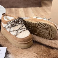 Зимние ботинки UGG с меховой отделкой