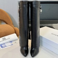 Сапоги Givenchy Shark Lock на танкетке PREMIUM качества
