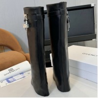 Сапоги Givenchy Shark Lock на танкетке PREMIUM качества