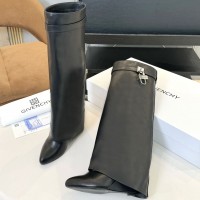 Сапоги Givenchy Shark Lock на танкетке PREMIUM качества