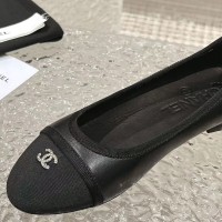 Кожаные балетки Chanel PREMIUM качества