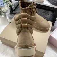 Зимние ботинки UGG Classic Mini Lace-Up со съемными галошами