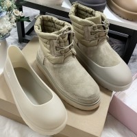 Зимние ботинки UGG Classic Mini Lace-Up со съемными галошами