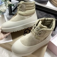 Зимние ботинки UGG Classic Mini Lace-Up со съемными галошами