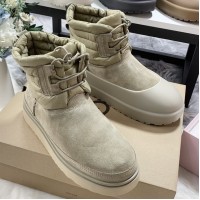 Зимние ботинки UGG Classic Mini Lace-Up со съемными галошами