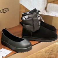 Зимние ботинки UGG Classic Mini Lace-Up со съемными галошами