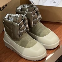 Зимние ботинки UGG Classic Mini Lace-Up со съемными галошами