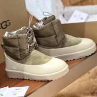 Зимние ботинки UGG Classic Mini Lace-Up со съемными галошами