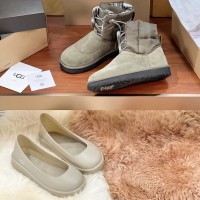 Зимние ботинки UGG Classic Mini Lace-Up со съемными галошами